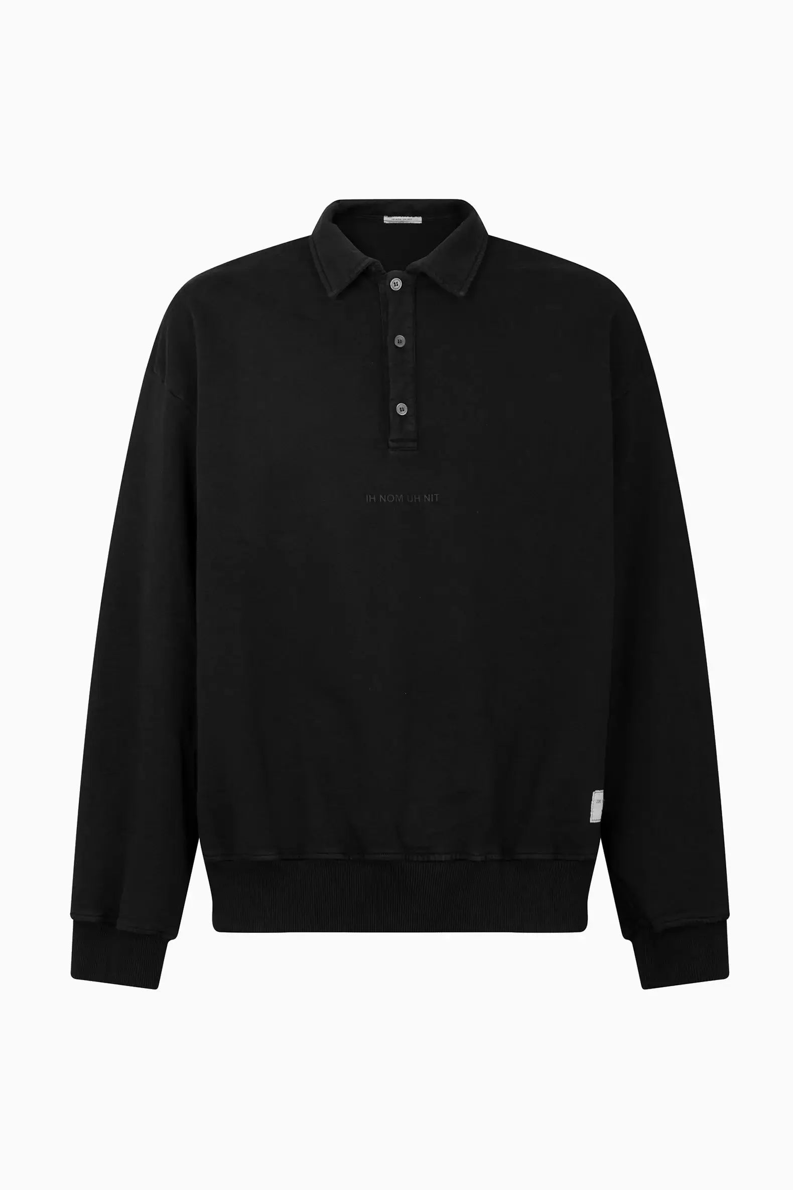 Fleece Polo Shirt with Silicone Logo Ih Nom Uh Nit IH NOM UH NIT t-shirt.