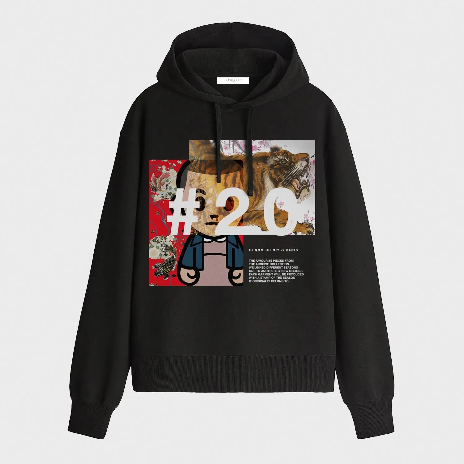 #20 PRINT HOODIE Ih Nom Uh Nit IH NOM UH NIT sweater.