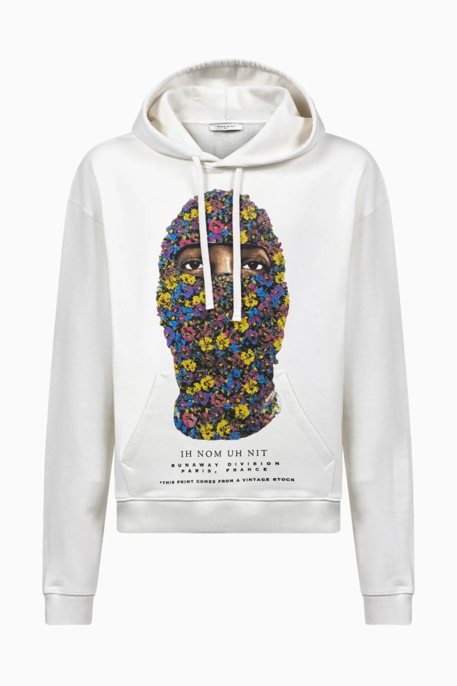 FLORAL MASK HOODIE Ih Nom Uh Nit IH NOM UH NIT sweater.