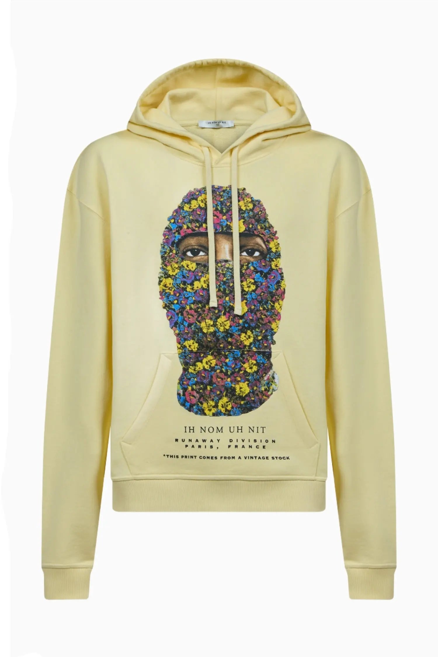 FLORAL MASK HOODIE Ih Nom Uh Nit IH NOM UH NIT sweater.