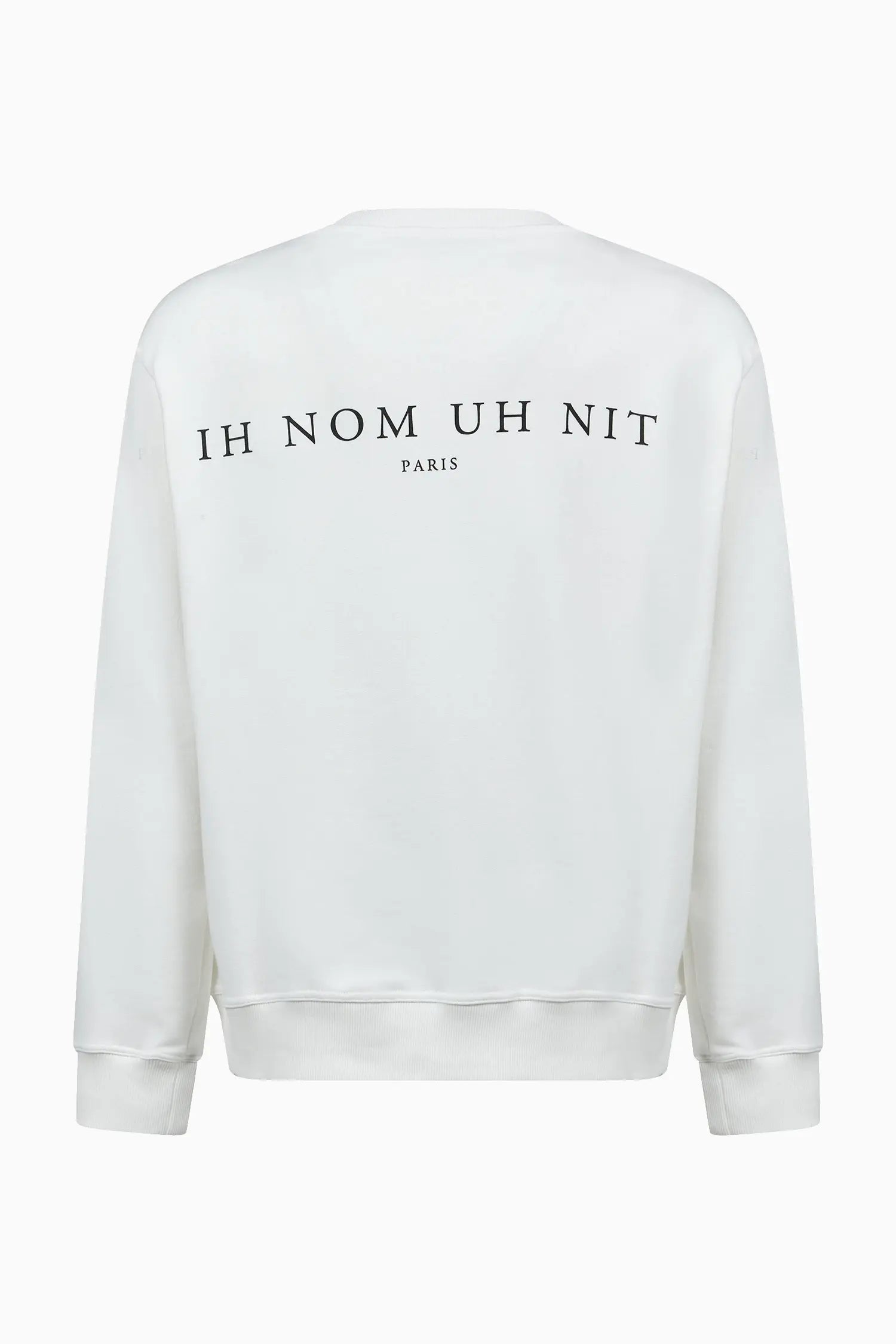 CREWNECK WITH MASK AND ROSES Ih Nom Uh Nit IH NOM UH NIT sweater.