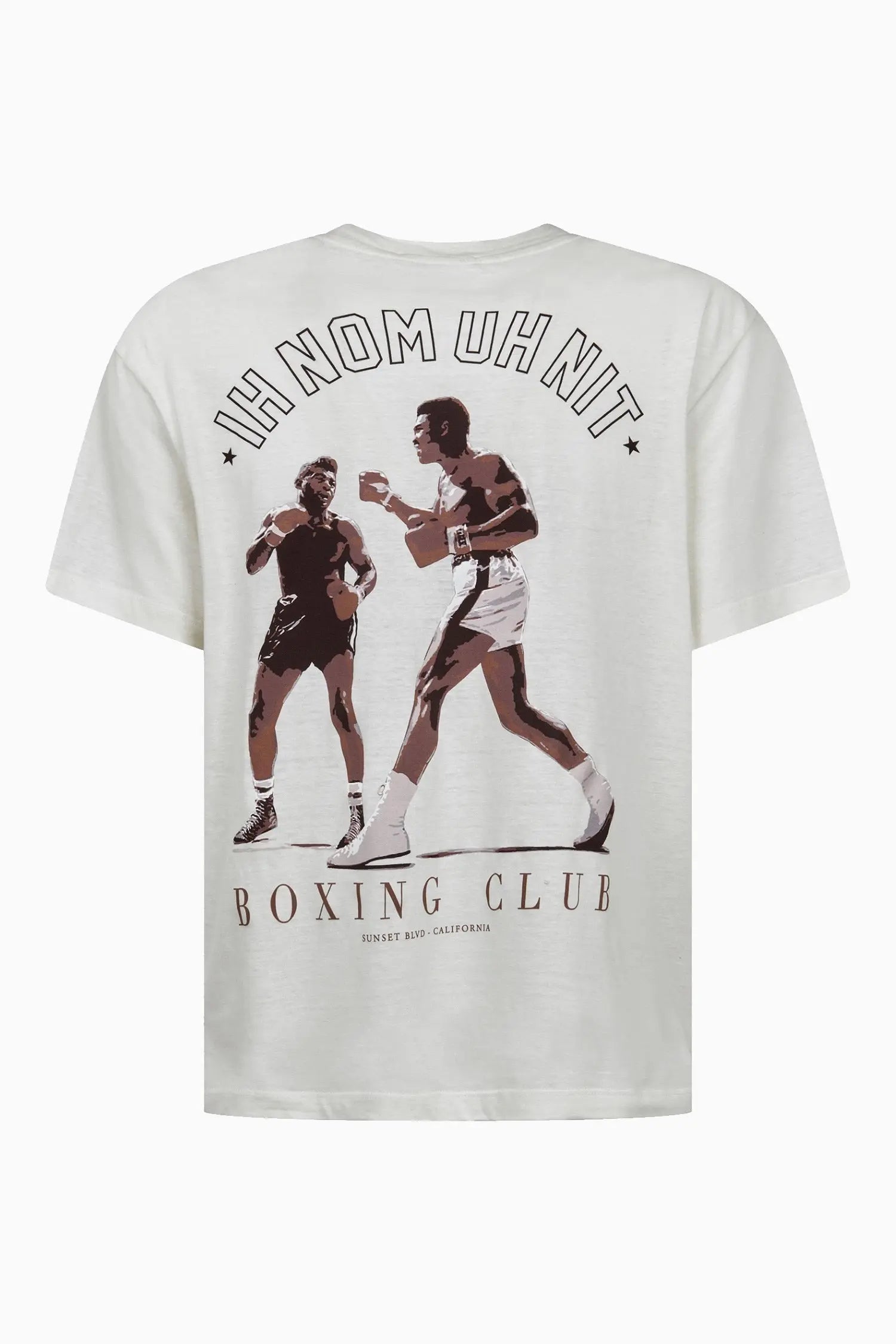 Boxing Fight Print T-Shirt Ih Nom Uh Nit IH NOM UH NIT t-shirt.