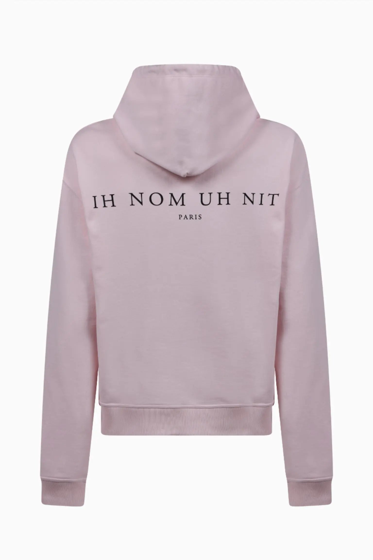 Hoodie with Newspaper style Mask Print Ih Nom Uh Nit IH NOM UH NIT sweater.