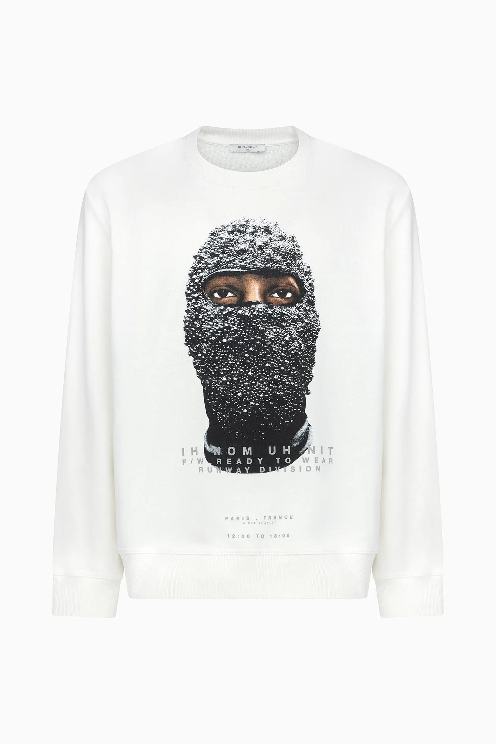 CREWNECK BLACK MASK Ih Nom Uh Nit IH NOM UH NIT sweater.