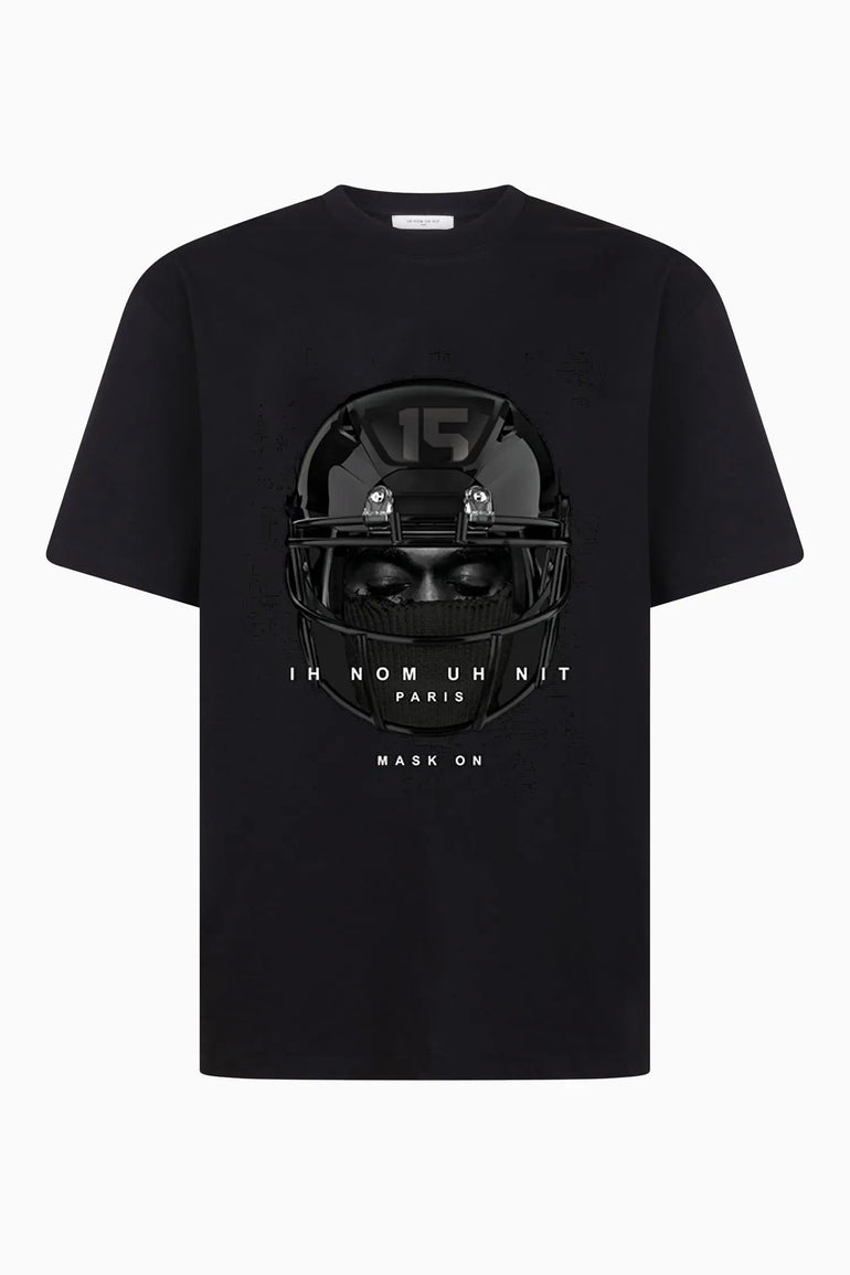 T-Shirt with NFL Helmet Graphic Ih Nom Uh Nit IH NOM UH NIT t-shirt.