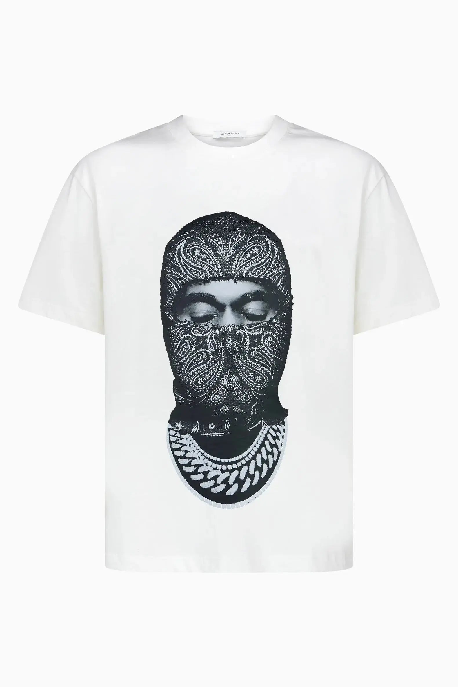 T-Shirt with Paisley Mask Graphic Ih Nom Uh Nit t-shirt