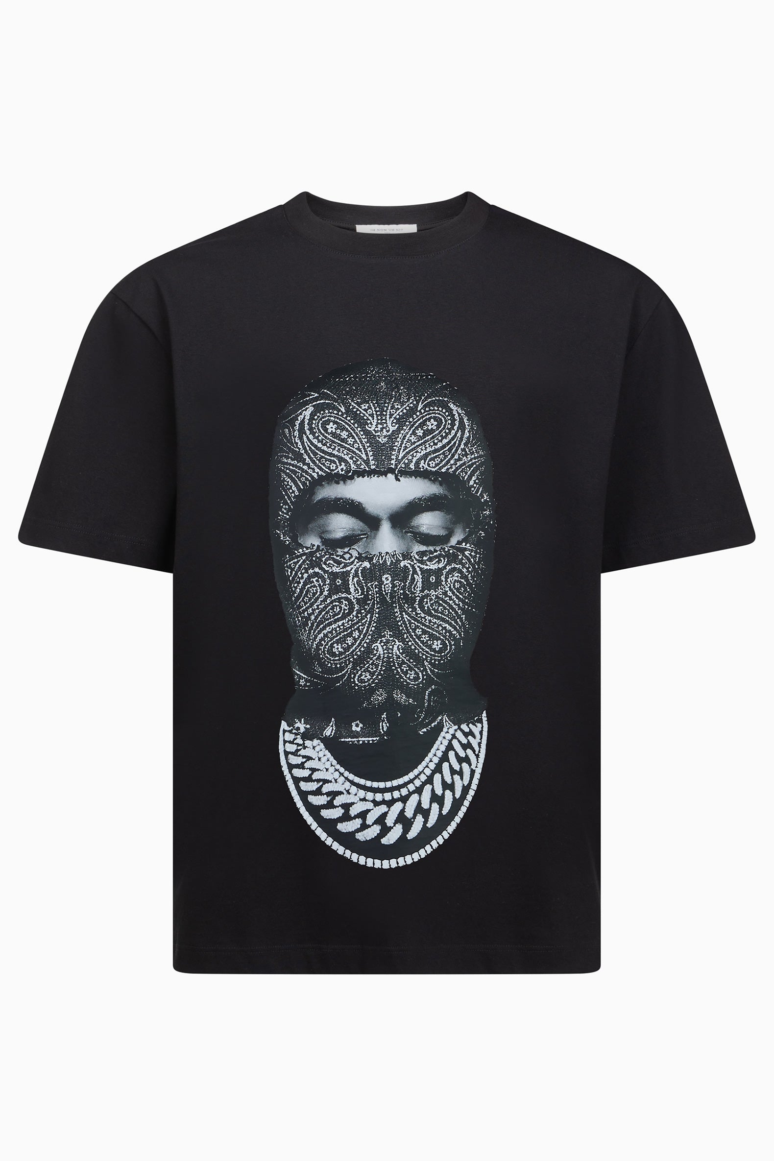 T-Shirt with Paisley Mask Graphic Ih Nom Uh Nit IH NOM UH NIT t-shirt.