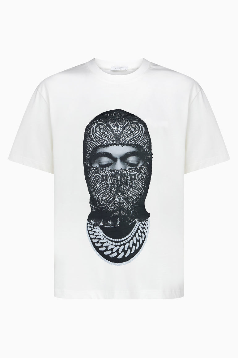 T-Shirt with Paisley Mask Graphic Ih Nom Uh Nit IH NOM UH NIT t-shirt.